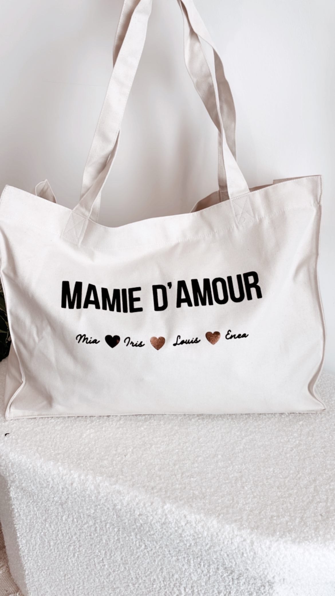 Sac personnalisé mamie d'amour